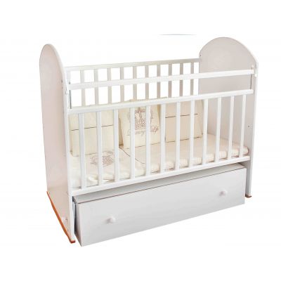 Детская кроватка Farfello 4Baby F7kkym колесо/качалка+ящик+маятник - купить по специальной цене в интернет-магазине "Уют в доме"