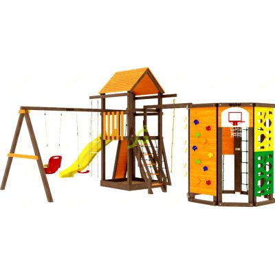 Детский игровой комплекс IgraGrad Панда Фани Gride с WorkOut - купить по специальной цене в интернет-магазине "Уют в доме"