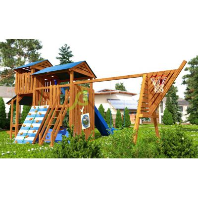 Детский игровой комплекс IgraGrad Домик 3 для общественных мест - купить по специальной цене в интернет-магазине "Уют в доме"