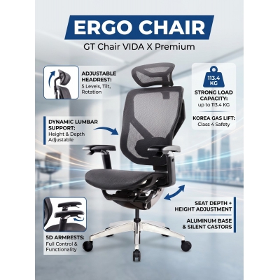 ������ ��� ��������� GT Chair VIDA X - ������ �� ����������� ���� � ��������-�������� "��� � ����"