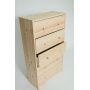 Комод деревянный 5 ящиков KETT-UP Eсо Rаst KU346.2