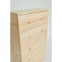 Комод деревянный 5 ящиков KETT-UP Eсо Rаst KU346.2