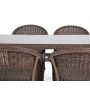 Обеденная группа из искусственного ротанга на 6 персон 4SIS «Амароне»