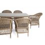 Обеденная группа из искусственного ротанга на 6 персон 4SIS «Амароне»