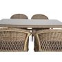 Обеденная группа из искусственного ротанга на 6 персон 4SIS «Амароне»