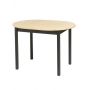 Стол обеденный овальный KETT-UP Eсо Lerhamn KU365.6 черный/натуральный