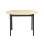 Стол обеденный овальный KETT-UP Eсо Lerhamn KU365.6 черный/натуральный