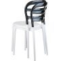 Стул пластиковый Siesta Contract Miss Bibi белый