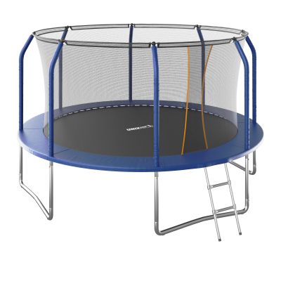 Каркасный батут UNIX Line SUPREME BASIC 12 ft (blue) - купить по специальной цене в интернет-магазине "Уют в доме"
