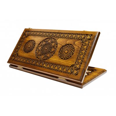 Нарды Mirzoyan Нарды резные "Орнамент 2", Mirzoyan - купить по специальной цене в интернет-магазине "Уют в доме"