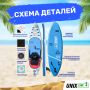 SUP- UNIX Line Deep Sea (320 cm) + 