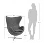    BRADEX HOME EGG STYLE CHAIR