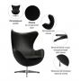    BRADEX HOME EGG STYLE CHAIR