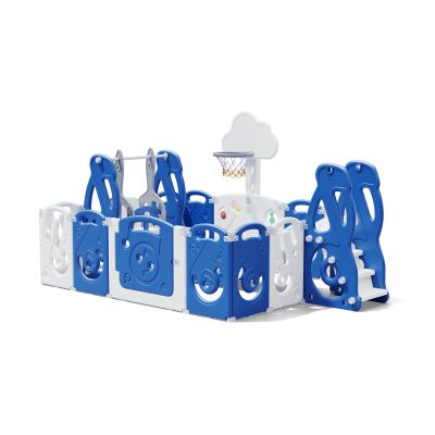 Игровая мебель UNIX Kids Supreme Music 160x160 Blue с качелями - купить по специальной цене в интернет-магазине "Уют в доме"