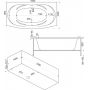 Ванна BAS Фиеста 194x90 без гидромассажа