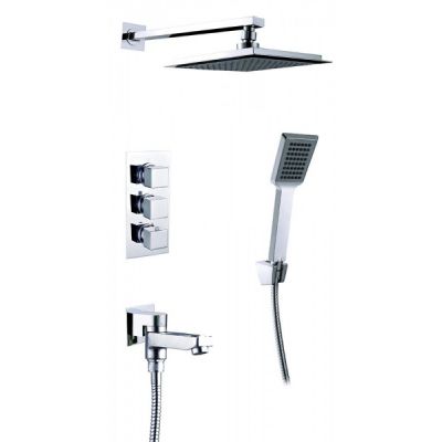 Душевая система TIMO Tetra-Thermo SX-0199/00 SM (с термостатом) - купить по специальной цене в интернет-магазине "Уют в доме"