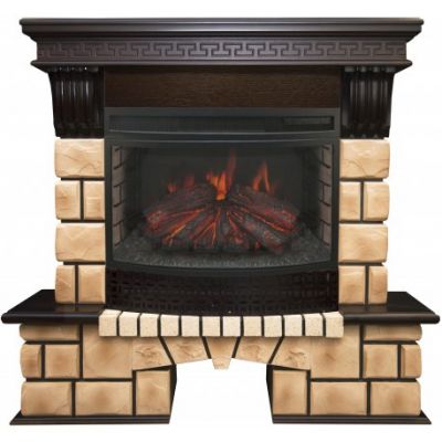  Real Flame Stone Brick   Firefield 25 S IR -      - "  "