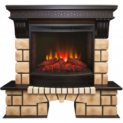  Real Flame Stone Brick   Evrika 25.5 LED -      - "  "