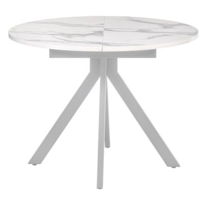 Стол для дачи BRADEX HOME Rudolf 100-130 белый - купить по специальной цене в интернет-магазине "Уют в доме"