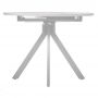 Стол круглый раскладной BRADEX HOME Rudolf 100-130 белый