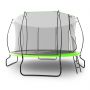 Батут с защитной сеткой и лестницей UNIX Line 12 ft UFO Green