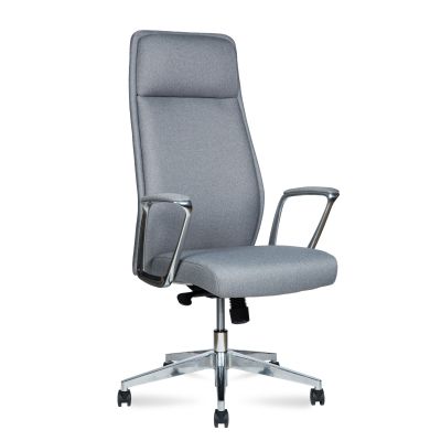 Кресло для руководителя Norden Liverpool New grey fabric, серая ткань - купить по специальной цене в интернет-магазине "Уют в доме"