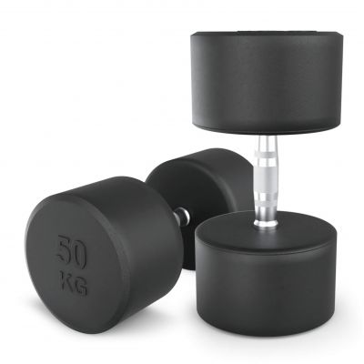 Гантель UNIX Fit PRO круглая обрезиненная 50 кг, 2 шт - купить по специальной цене в интернет-магазине "Уют в доме"