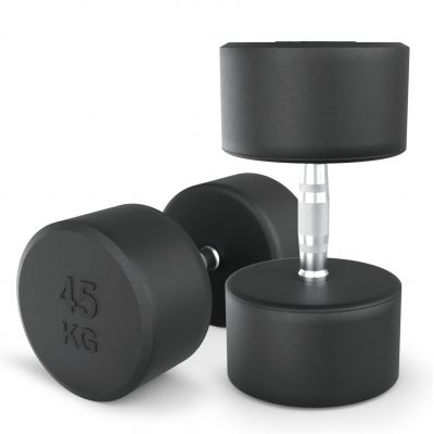 Гантель UNIX Fit PRO круглая обрезиненная 45 кг, 2 шт - купить по специальной цене в интернет-магазине "Уют в доме"