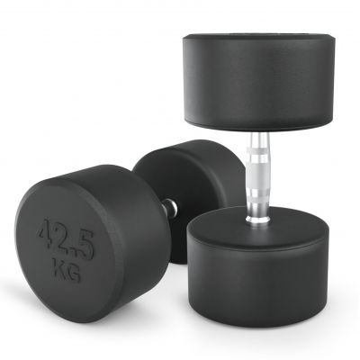 Гантель UNIX Fit PRO круглая обрезиненная 42,5 кг, 2 шт - купить по специальной цене в интернет-магазине "Уют в доме"