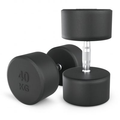 Гантель UNIX Fit PRO круглая обрезиненная 40 кг, 2 шт - купить по специальной цене в интернет-магазине "Уют в доме"