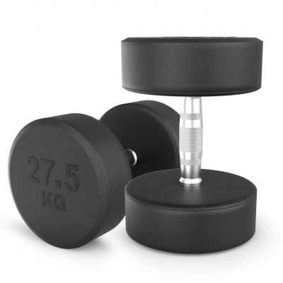 Гантель UNIX Fit PRO круглая обрезиненная 27,5 кг, 2 шт - купить по специальной цене в интернет-магазине "Уют в доме"