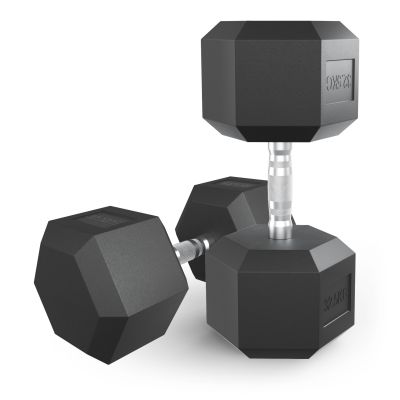 Гантель UNIX Fit обрезиненная 32,5 кг, 2 шт - купить по специальной цене в интернет-магазине "Уют в доме"