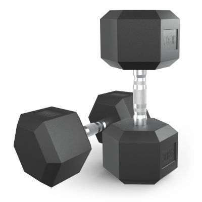 Гантель UNIX Fit обрезиненная 30 кг, 2 шт - купить по специальной цене в интернет-магазине "Уют в доме"