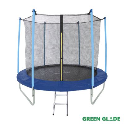 Каркасный батут Green Glade 10-футовый с лестницей без верх.кольца B7102-B003 - купить по специальной цене в интернет-магазине "Уют в доме"