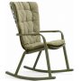 Кресло-качалка пластиковое с подушкой Nardi Folio агава, зеленый