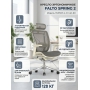 Кресло эргономичное Falto Spring 2 (серая сетка)