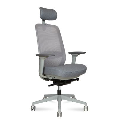 Кресло для персонала Norden Room grey, серая сетка/ткань - купить по специальной цене в интернет-магазине "Уют в доме"