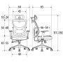 Кресло Falto STAR OFFICE ERGO 3 (3D поясничный упор,3D подлокотни 5D подголов, сетка, ткань, черный) STE-MF01-BK-5D