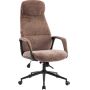 Кресло руководителя Everprof Otto Black Ткань Коричневый