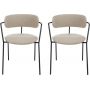Комплект из 2-х стульев BRADEX HOME Ant букле латте