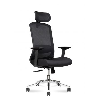 Эргономичное кресло Norden Cosmo black черная сетка, черная ткань - купить по специальной цене в интернет-магазине "Уют в доме"