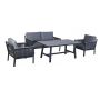 Комплект садовый для лаунж-зоны 4SIS Сан Ремо серый
