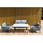 Комплект садовый для лаунж-зоны 4SIS Сан Ремо серый