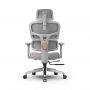 Эргономичное компьютерное кресло FoxGear NETZ модель XO - office edition, серый