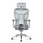 Кресло офисное Norden Michelin grey, серая сетка, алюминиевая база
