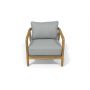 Кресло 4SIS Лейпциг кресло из тика, цвет серый