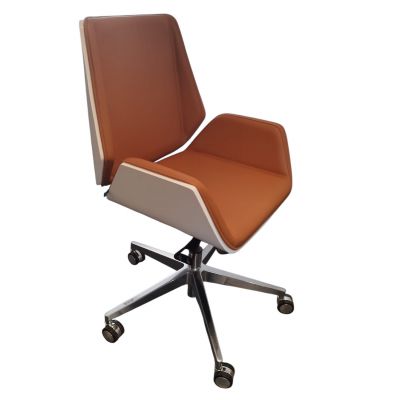 Multi-Office SIENA S-LINE B экокожа ULTRATEX Brandy/база хром - купить по специальной цене в интернет-магазине "Уют в доме"
