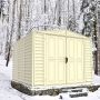 Пластиковый сарай Kvimol DuraMate 8x8 00384-1