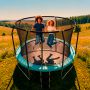 Каркасный батут Scholle FLIP 12FT, зеленый