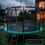 Каркасный батут Scholle FLIP 12FT, зеленый
